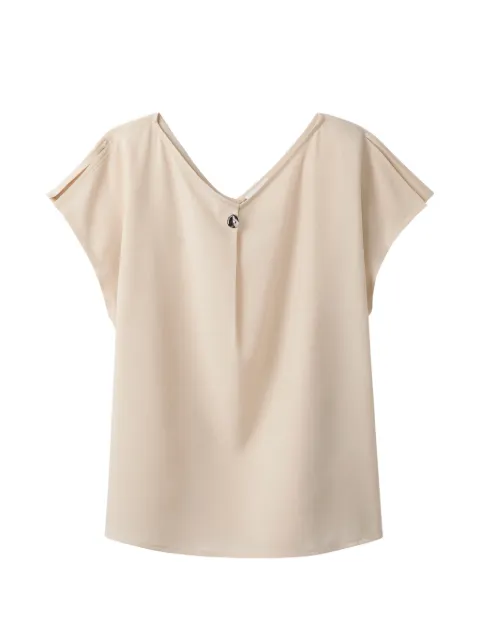 Calvin Klein short-sleeve blouse Neutrals LV044G129G2F2