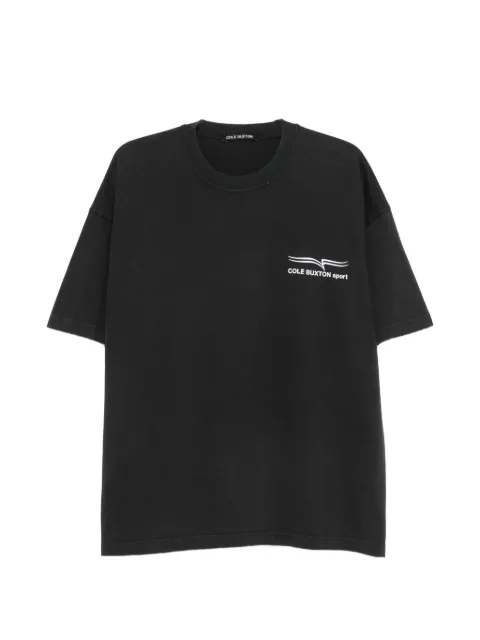 COLE BUXTON logo-print short-sleeve T-shirt Black SS26CBSPT320