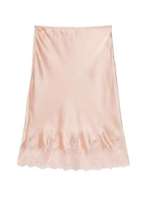 DÔEN Elowette lace-trim skirt Pink 9423188LPEACHSORBET