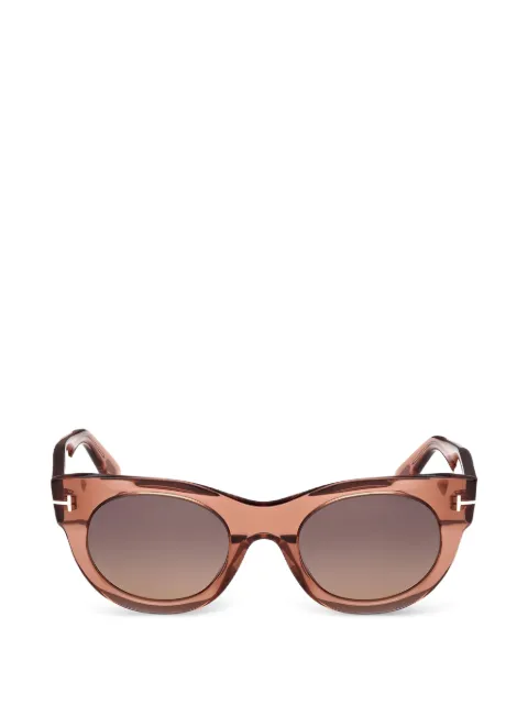 TOM FORD Eyewear cat-eye sunglasses Neutrals FT1315