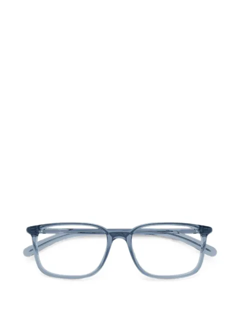 Montblanc square-frame glasses Blue MB0328O