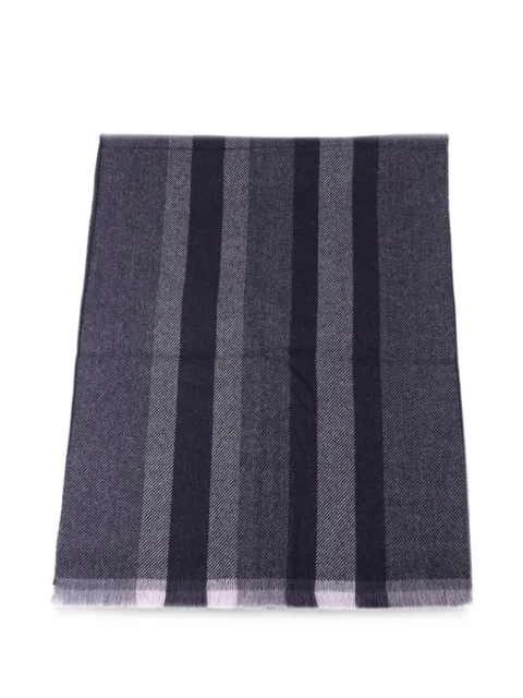 Gucci Pre-Owned wool scarf Black 387574