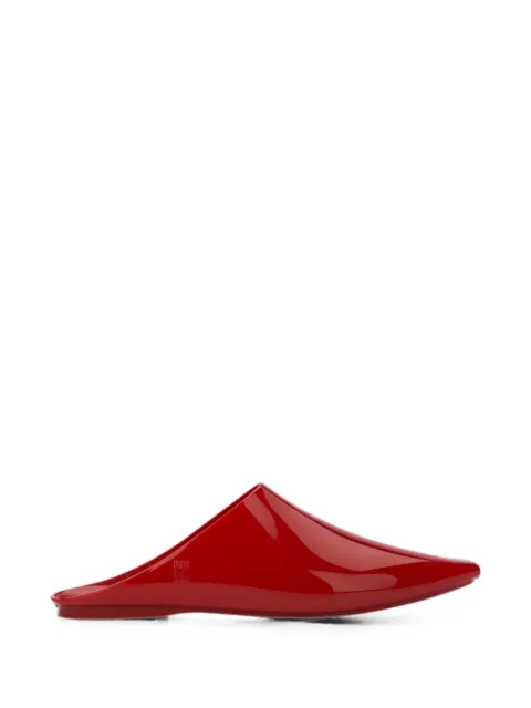 Melissa She II pointed-toe mules Red 38021