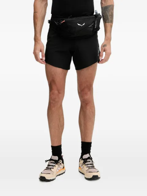 X BIONIC logo-print elasticated shorts Black R5CSS25M