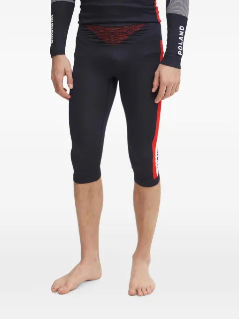 X BIONIC logo-waistband panelled ski pants Blue WP53W23M