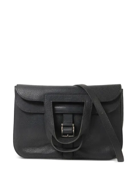 Hermès Pre-Owned 31 Halzan shoulder bag Blue XBLACKPHW