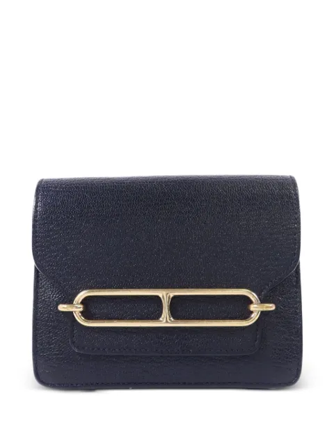 Hermès Pre-Owned 2002 Roulis Slim wallet Black UGHW89