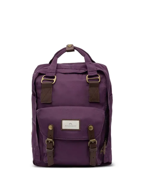 Doughnut Macaroon buckled backpack Purple D010