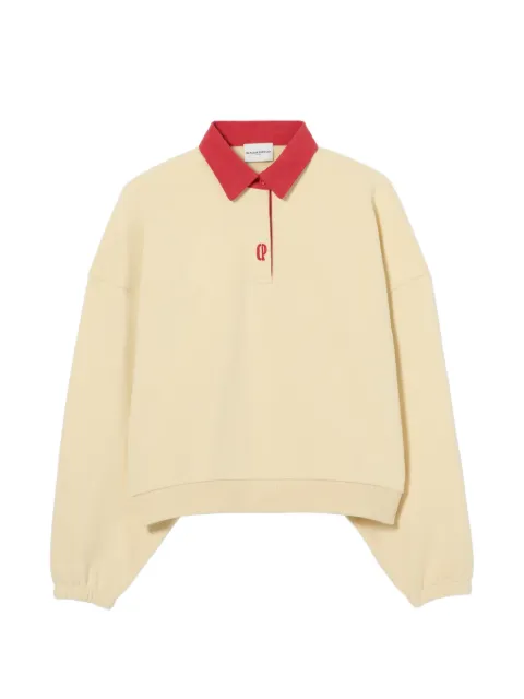 Claudie Pierlot oversized cotton sweatshirt Neutrals CFPSW00248