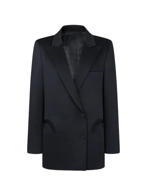 Blazé Milano double-breasted peak-lapel blazer Blue BZEND01ARMBA