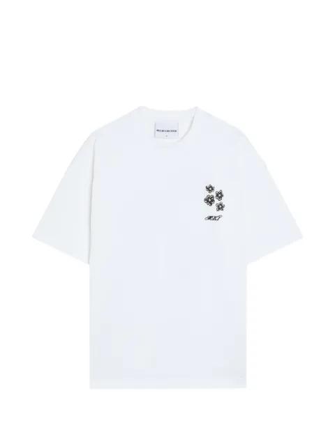 MKI Miyuki Zoku Hibiscus-print T-shirt White MKIHIBISCUS