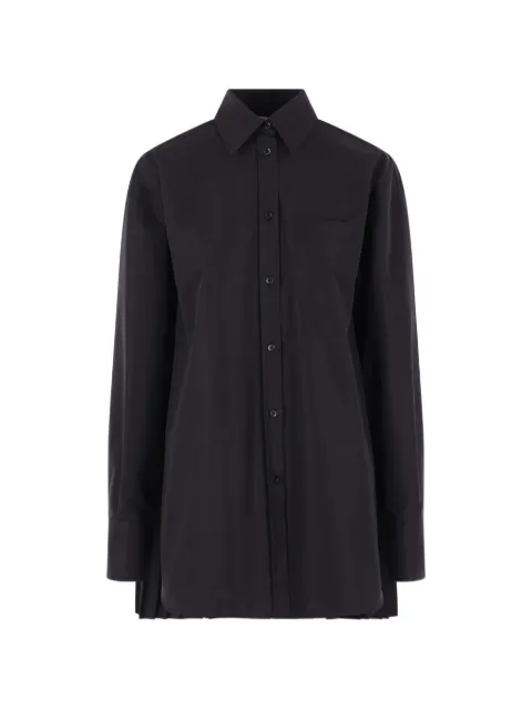 Max Mara pleated-back button-up shirt Black 2612191031600