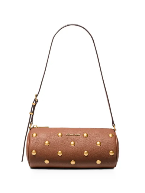 Michael Kors small Izzy stud-embellished shoulder bag Brown 32T6AZYC1L
