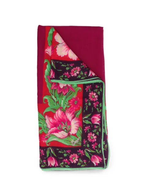 Kenzo Pre-Owned floral-print scarf Red W2752665
