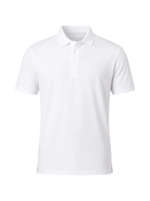 HANDVAERK jersey-texture polo shirt White HAN2432GD