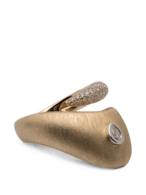 Rainbow K diamond ring Gold R099