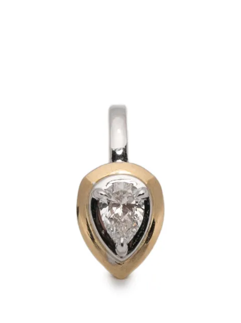 Rainbow K diamond earrings Silver E7597