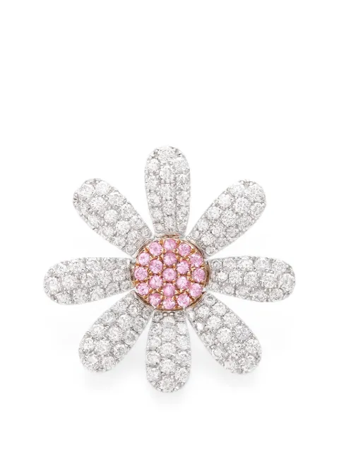 Mio Harutaka Margaret sapphire and diamond earring Silver MHEAMRGCTRP