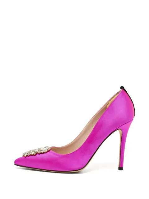 SJP by Sarah Jessica Parker crystal-embellished satin pumps Pink 1314309