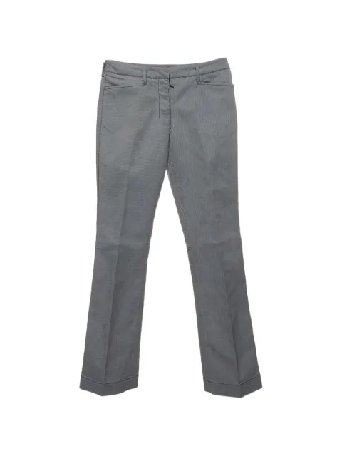 Prada Pre-Owned Linea Rossa straight-leg trousers Blue 1327847