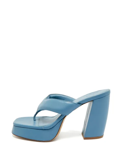 424 platform thong sandals Blue 1256968