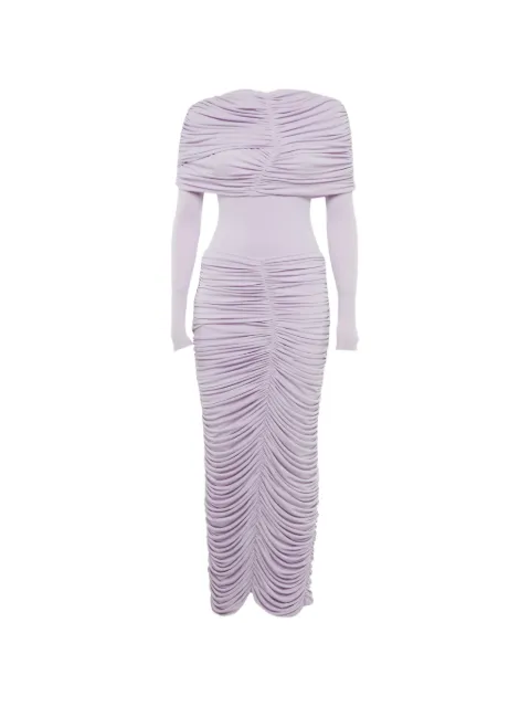 CHATS BY C.DAM Serafina draped maxi dress Purple 1278758