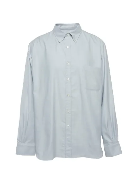 Loro Piana Pre-Owned Oxford button-down shirt Blue 1318022