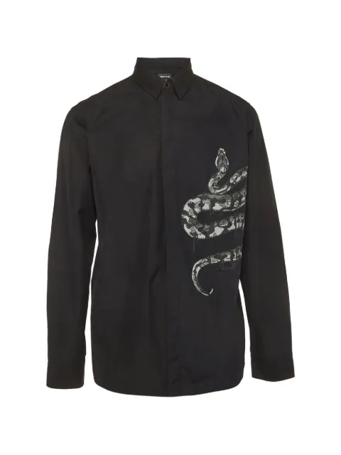 Just Cavalli Vintage snake-print shirt Black 1330176