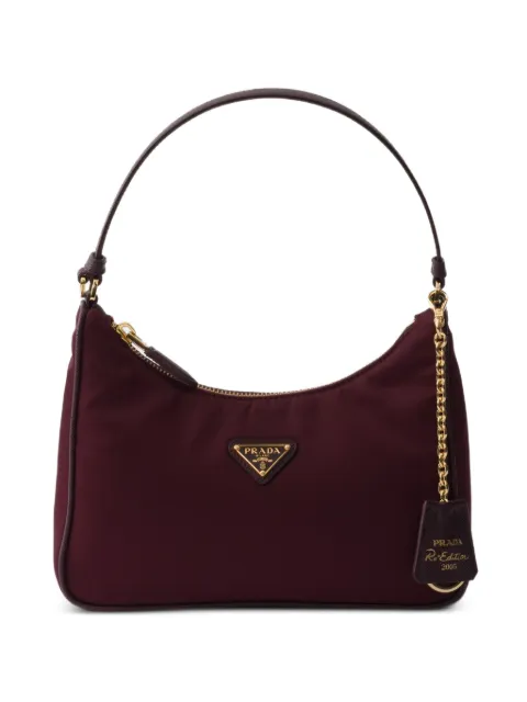 Prada Re-Edition 2005 Re-Nylon and Saffiano mini bag Red 1N204PR064
