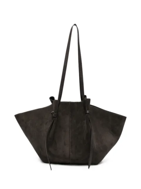 Yuzefi large Mochi suede shoulder bag Brown YUZRS26HBLMS029