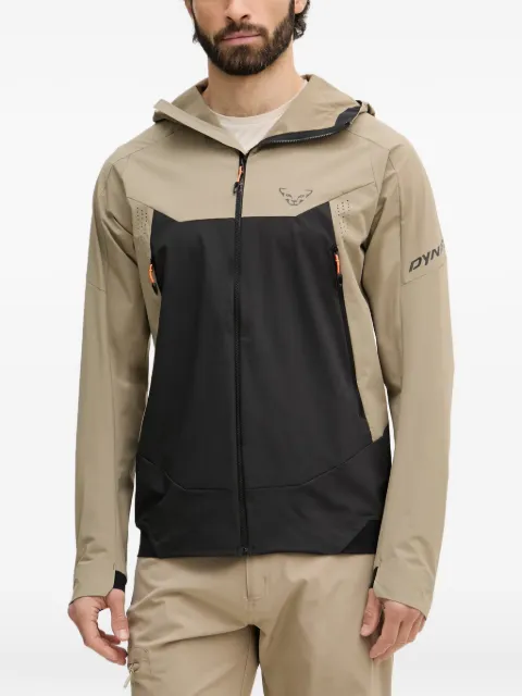 DYNAFIT colour-block hooded performance jacket Neutrals 80000071926