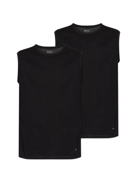 Diesel Tim-Utlt cotton-jersey tank top (set of two) Black A242540ALCT