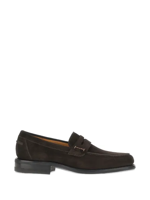 Loake suede penny loafers Brown 356DSRF356DARKBROWN