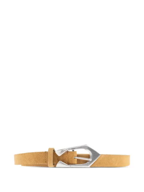 IRO suede-finish buckle-fastening belt Neutrals WP50CUFFSD