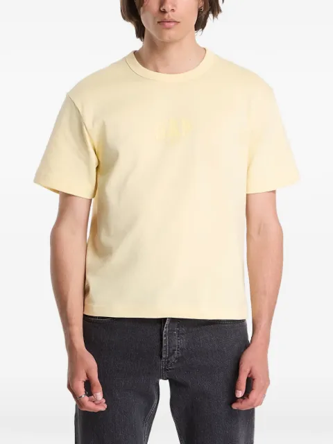 GAP logo-print short-sleeve T-shirt Yellow 87446702