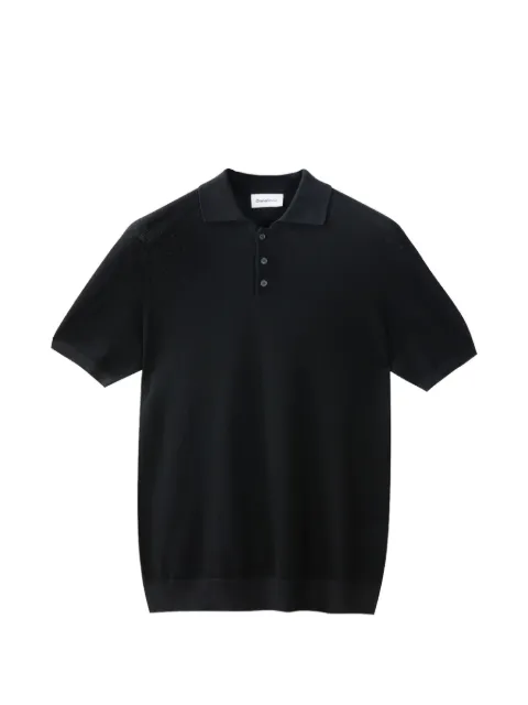 Diana Studio short-sleeve knit polo shirt Black SS26SIN32