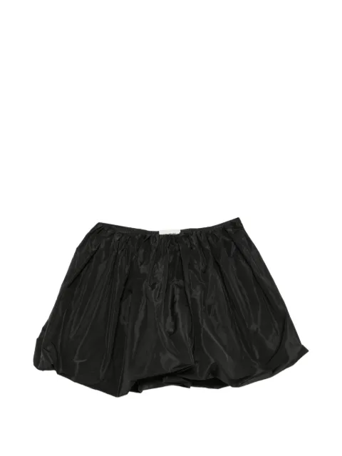 A.M.G. pleated puff mini skirt Black SS26SK04