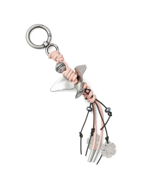Andersson Bell Lucky Bird flower-detail keyring Pink AAA538U