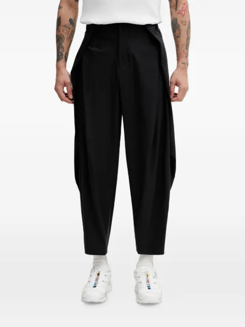 Ader Error pleated tapered-leg trousers Black BP01SSBT0109