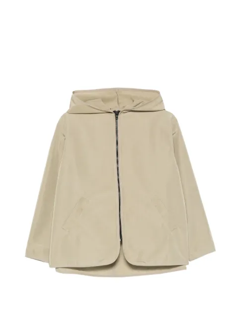 cape concept Giulietta hooded zip-up jacket Neutrals GIULIETTA