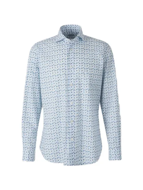Vincenzo Di Ruggiero floral-print button-down shirt White 3G15CYZ4INFIRENZE20PC544