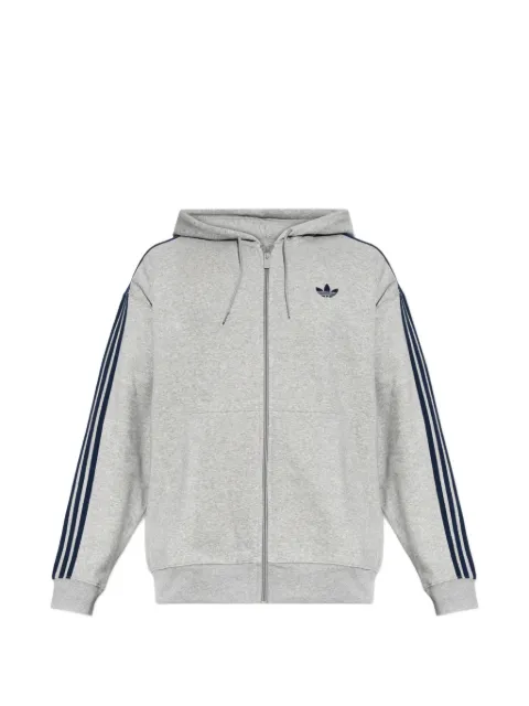 adidas 3-Stripes zip-up hoodie Grey KS74710