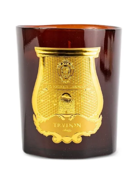 TRUDON Cire logo-crest candle Brown CIR19TRU