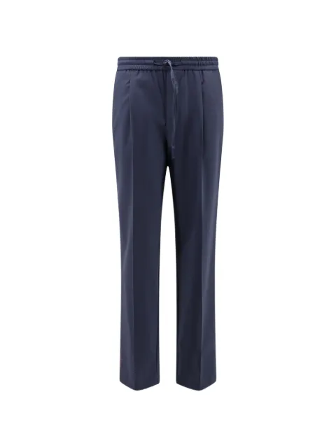 AMARANTO drawstring-waist trousers Blue B6AB0038NAVY