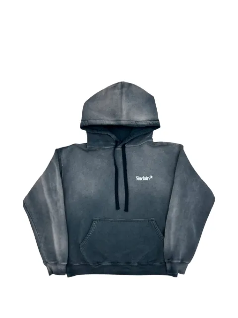 Sinclair x Hirshleifers graphic-print hoodie Black SGXHSHSVBM