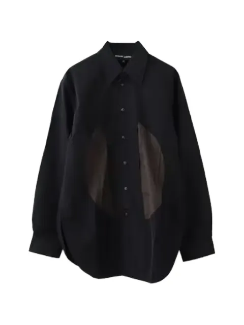 Edward Cuming Wet Lung overshirt Black FW24S36