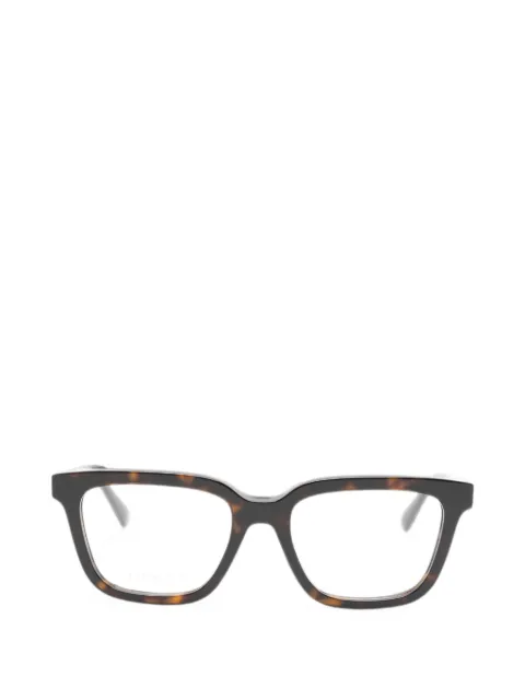 Gucci Eyewear Double-G square-frame glasses Brown GG2180O