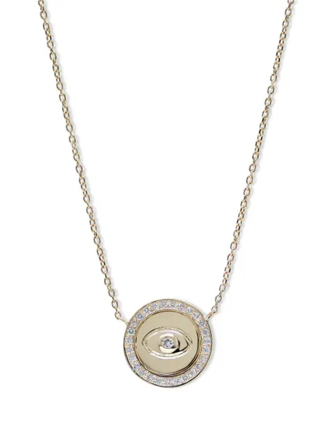 Anzie Royale diamond evil-eye necklace Gold 3958EVD