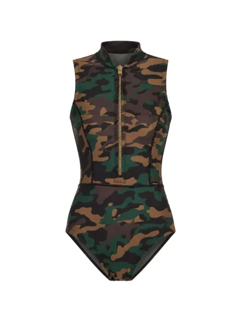 Cynthia Rowley Carve sleeveless wetsuit Green 24S1WS05NP