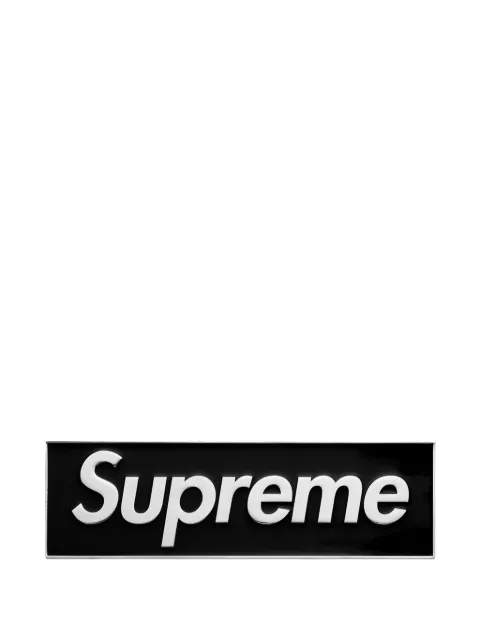Supreme logo-motif car emblem Black SU27656